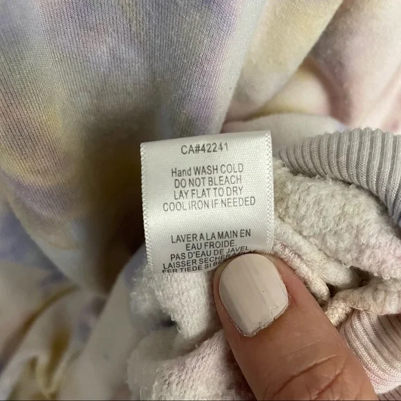 Young Fabulous & Broke Juliette Tie Dye Oversized Sweatshirt Size M - Picture 10 of 12